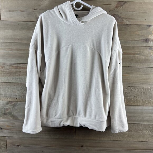 Nike Womens Hoodie Therma-Fit Fleece Sweatshirt Bone Athletic Size XL - Picture 1 of 10